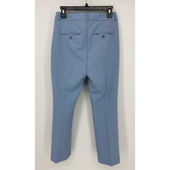 MaxMara Amati Cropped Stretch Pants in Sky Blue - Picture 6 of 9